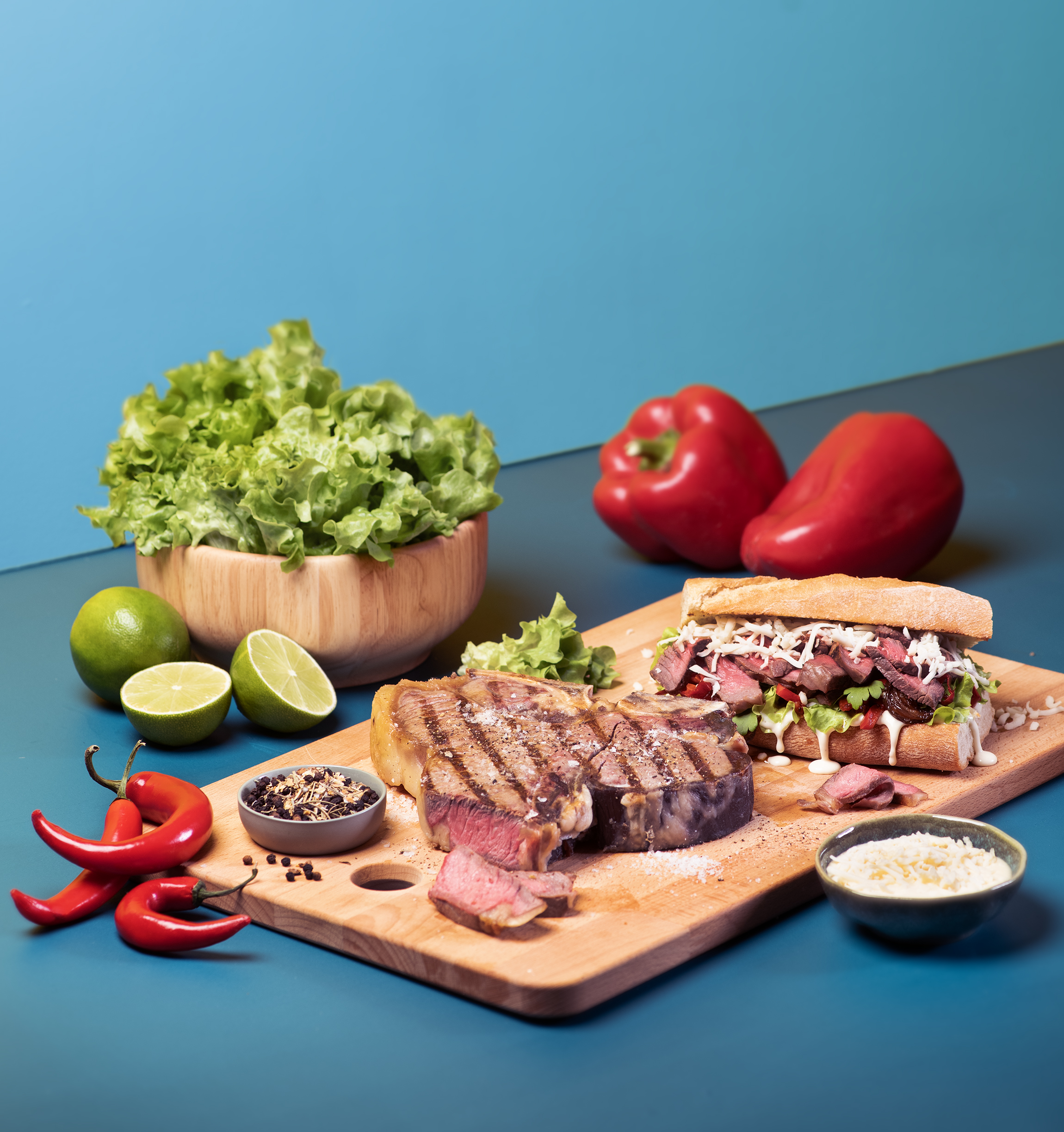 T-Bone Steak Sandwich